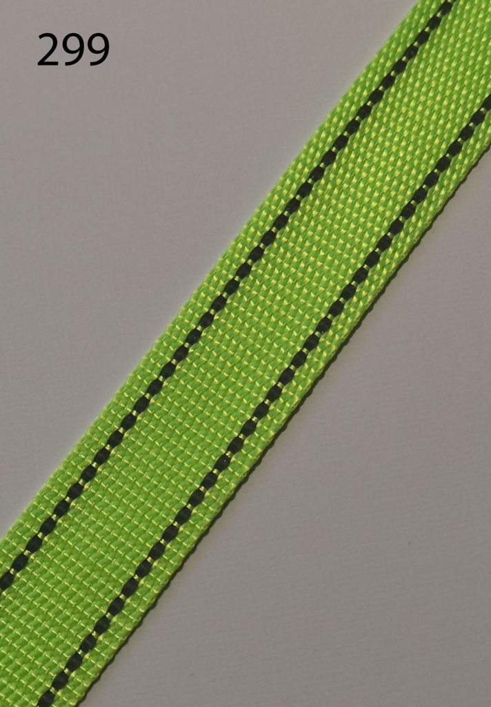 Kreativartikel.ch Gurtband 25mm mit reflektierender Ziernaht 730 1025 299