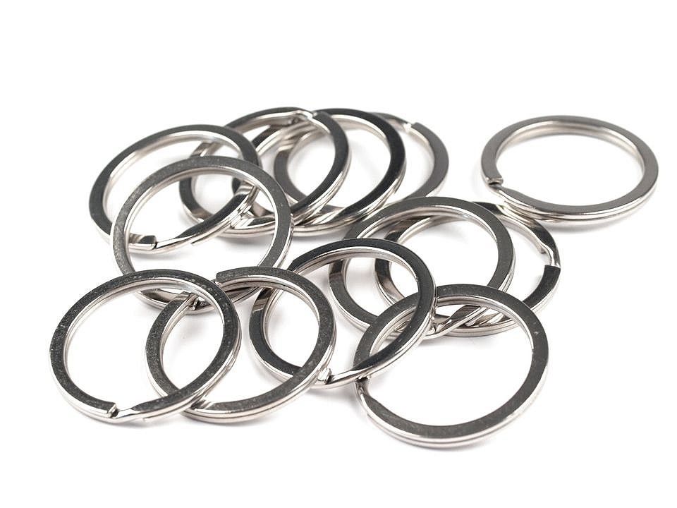 Kreativartikel.ch Schlüsselring flach 30mm 617 2130 990