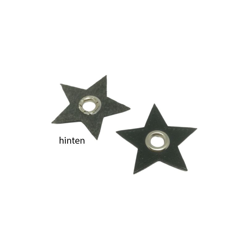 Kreativartikel.ch Patch Stern mit Öse 31 x 31mm 628 4531 hinten