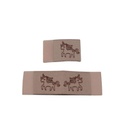 Kreativartikel.ch Weblabel mit Annähkante Einhorn 15 x 25mm 630 9931 000 offen