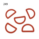 Kreativartikel.ch D-Ring 20mm aus Kunststoff 621 8520 249