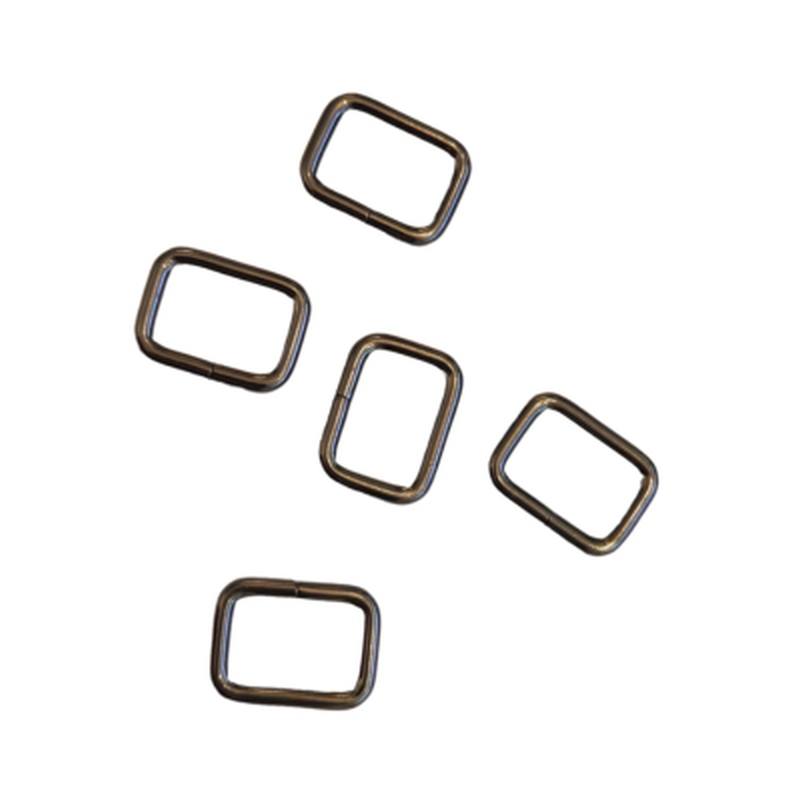 Kreativartikel.ch Schlaufe Rechteckig (Vierkant) 20 mm (Stärke 3 mm) 623 1220 845