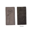 Kreativartikel.ch Kunstleder Label 4 x 2 cm Blüemli 629 3440 000 Rückseite