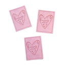 Kreativartikel.ch Kunstleder Label 4 x 3 cm Einzigartig wie du 629 3457 000 mehrere