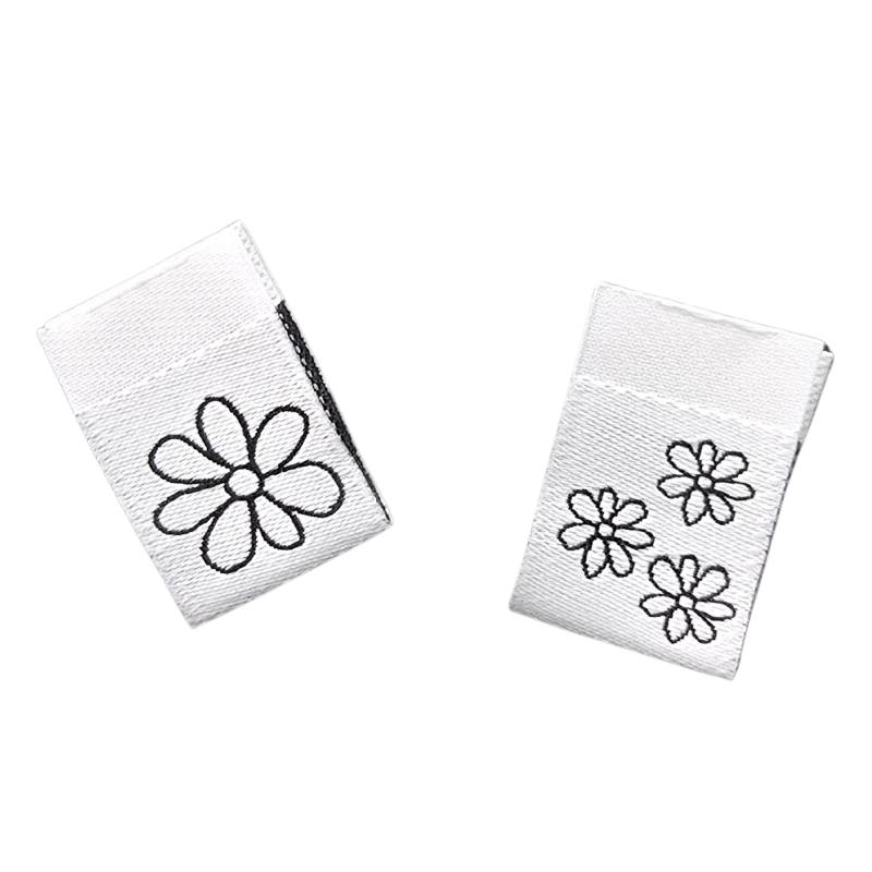 Kreativartikel.ch Weblabel Blume 15 x 22 mm 630 2241 000