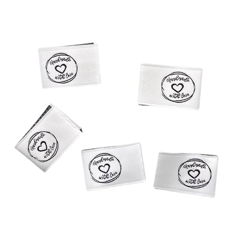 Kreativartikel.ch Weblabel Handmade with Love 15 x 22 mm 630 2240 000 mehrere