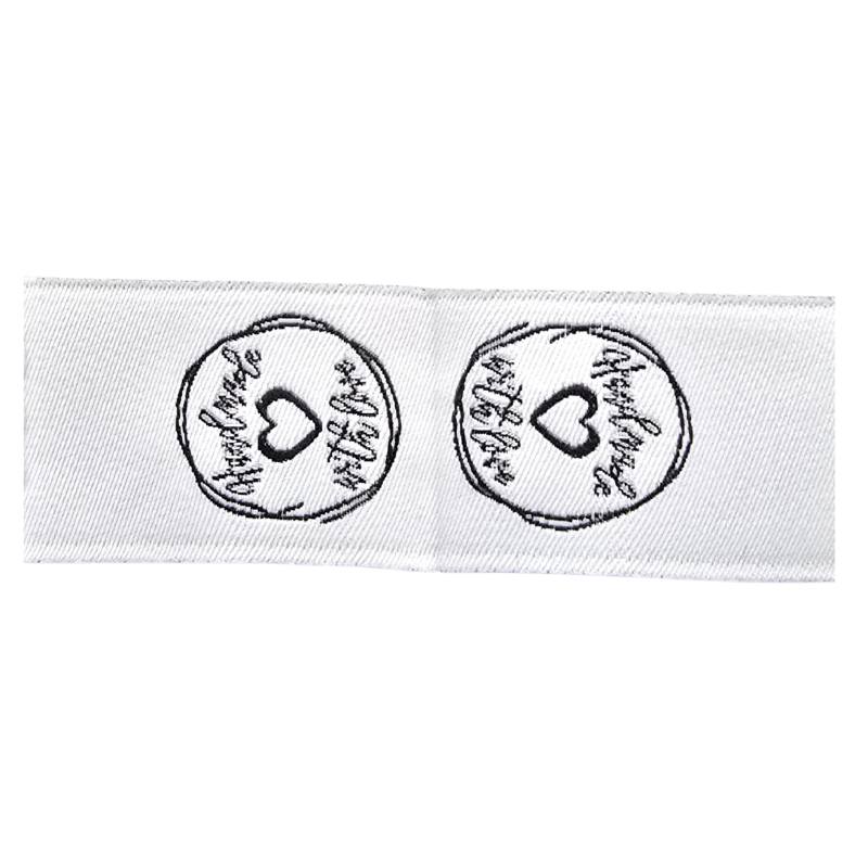 Kreativartikel.ch Weblabel Handmade with love 15 x 22 mm 630 9973 000 offen