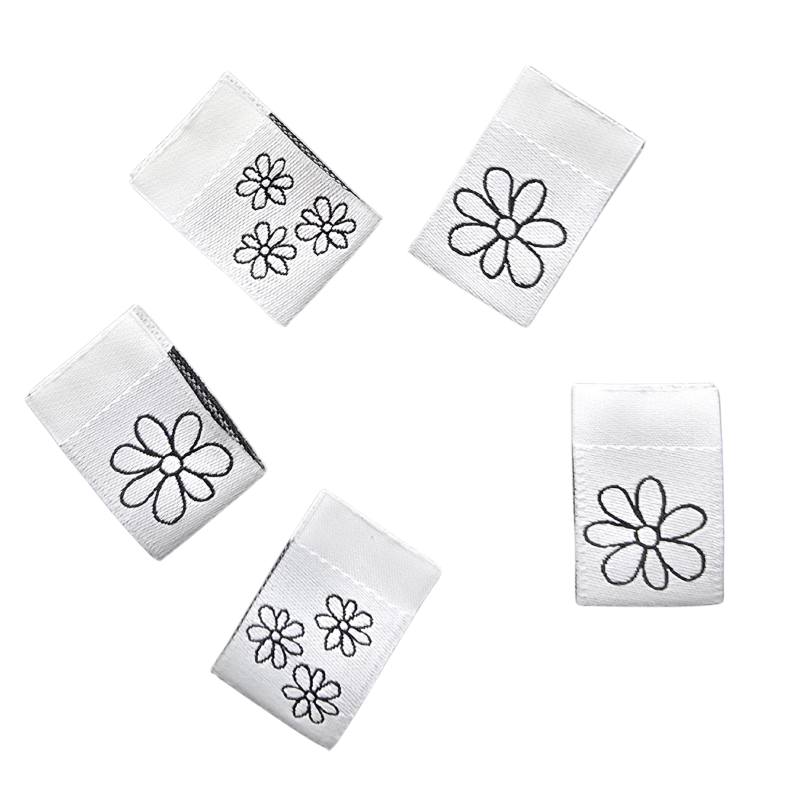 Kreativartikel.ch Weblabel Blume 15 x 22 mm 630 9971 000 mehrere