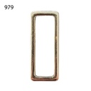 Kreativartikel.ch Flache Schlaufe Rechteckig (Vierkant) 40mm 623 8440 979