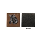 Kreativartikel.ch Kunsteleder Label 4x4 cm Zebra 629 3471 000 Rückseite