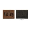 Kreativartikel.ch Kunstleder Label 4 x 3 cm Wildfang 629 3454 000 Rückseite