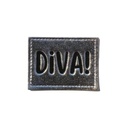 Kreativartikel.ch Kunstleder Label 4 x 3 cm Diva! 629 3474 000