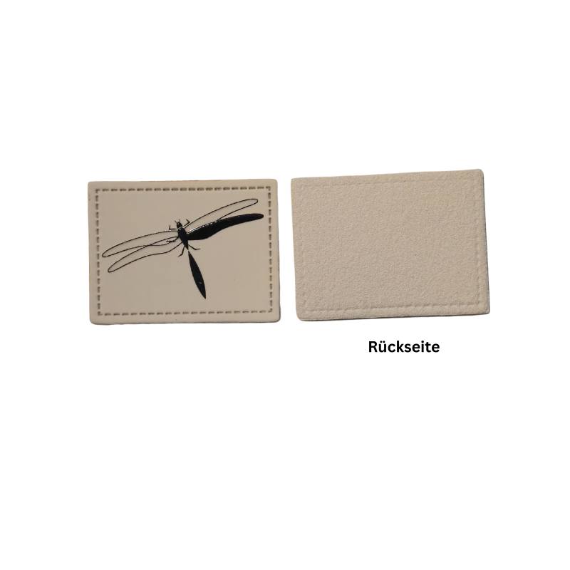 Kreativartikel.ch Kunstleder Label 4 x 3 cm Liebelle 629 3461 000 Rückseite