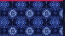 Kreativartikel.ch 402 9017 000 Blue Mandala Dream French Terry 155 x 85