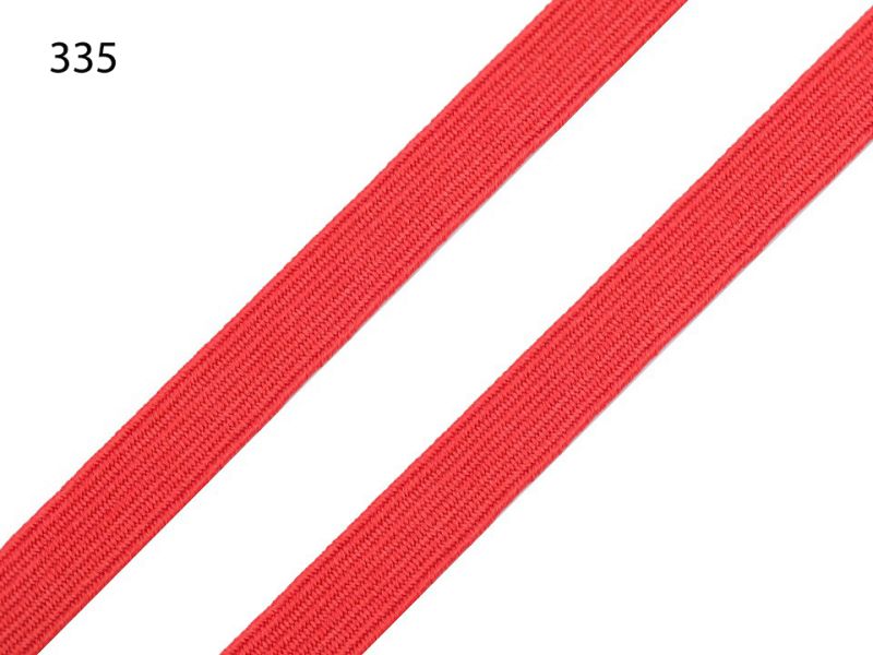 [361 4607 335] Gummiband (Wäschegummi) 7mm - Diverse Farben (335 Rot)