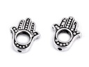 Metallperle Hand 13 x 15 mm