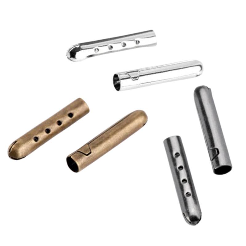 [610 6412 990] Endstück für 4mm Kordeln/Schnüre (Silber)
