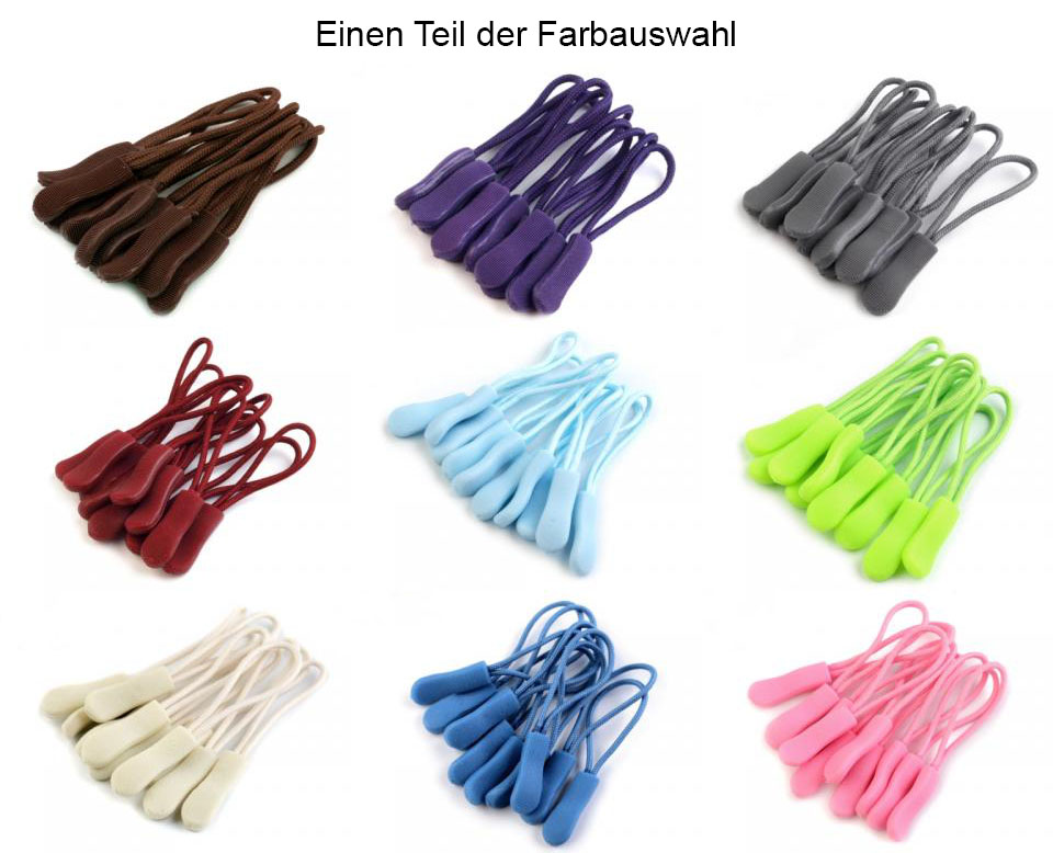 [185 9852 101] Zipperschlaufe (101 Weiss)