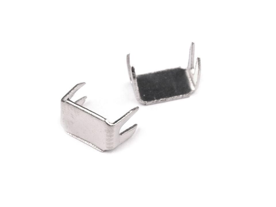 [185 3003 990] Endstücke für Reissverschlüsse 3mm (990 Silber)