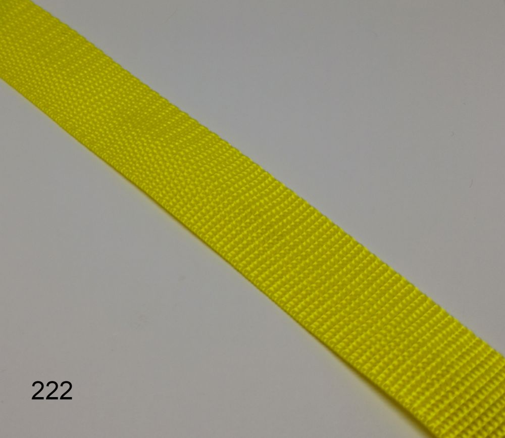 [730 3012 222] Gurtband 30mm (Stärke 1.2mm) (222 Zitronengelb)