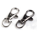 Karabiner Drehbar mit 9 mm Durchzug