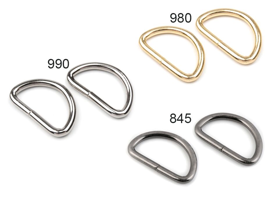 [621 3204 990] D-Ring 32mm (Dicke 4mm) (990 Silber)