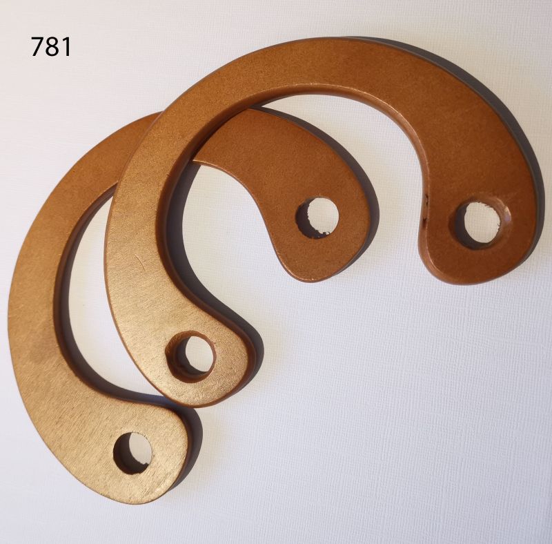 [651 1217 781] Taschengriff aus Holz ca. 12cm x 17cm