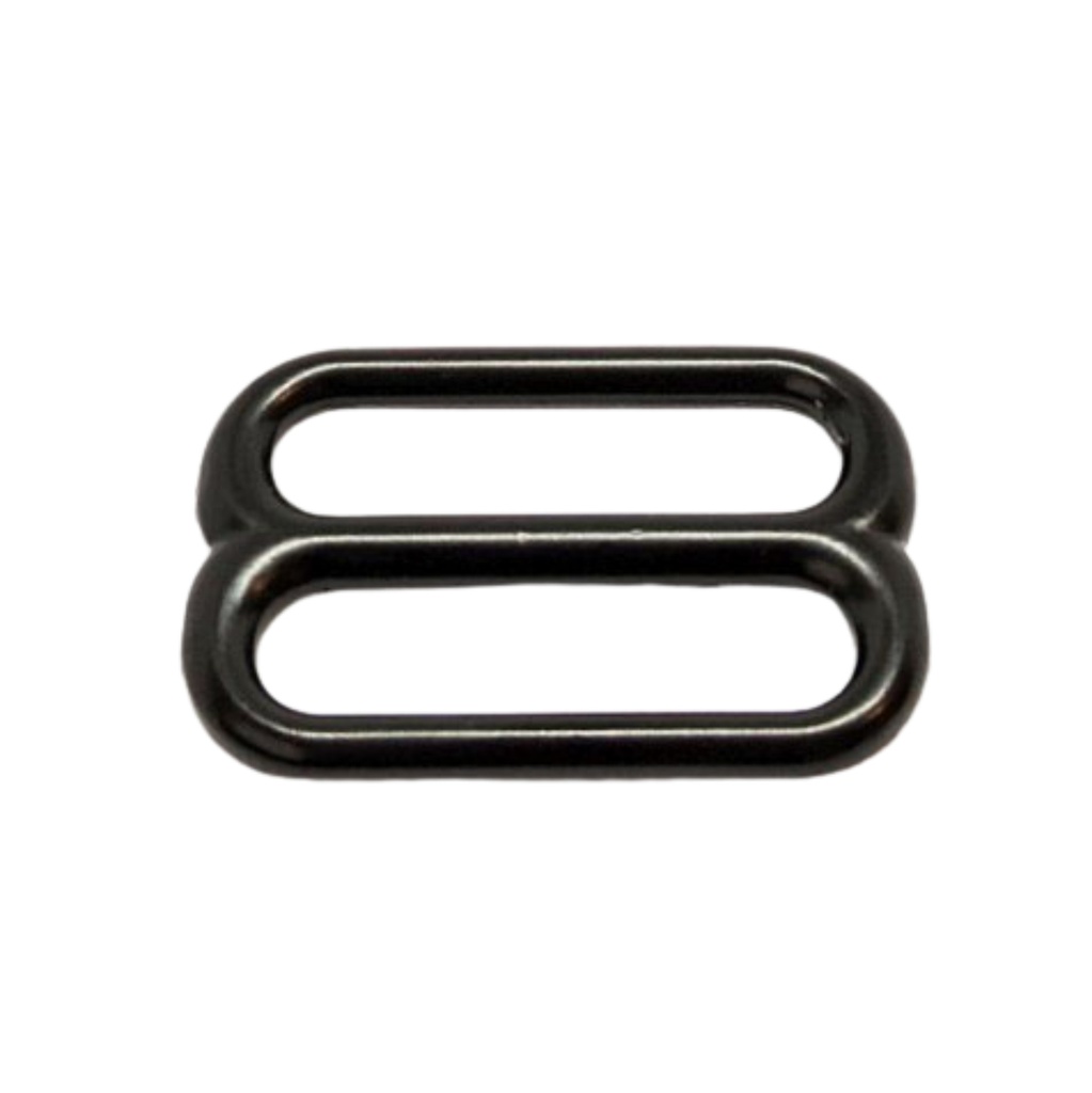 [623 2225 820] Gurtverschieber / Leiterschnalle 25 mm (820 Schwarz)