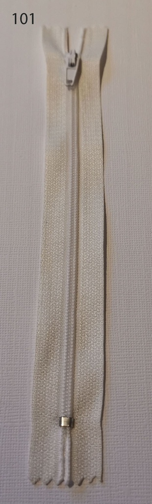 [150 7816 101] Reissverschluss nicht teilbar 16cm (101 Weiss)