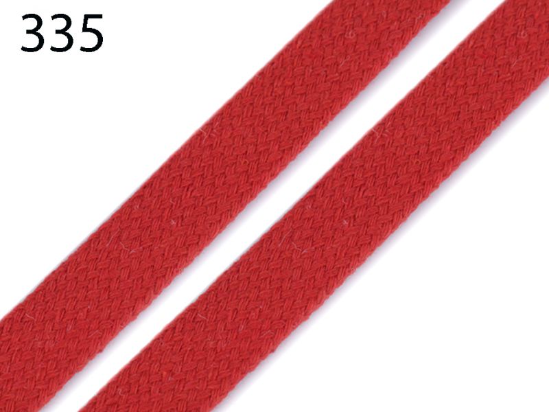 [371 1515 335] Flache Kordel 15mm (335 Rot)