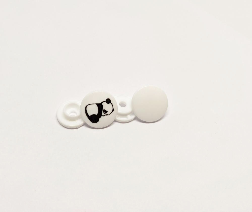 [231 1241 101] Druckknopf Panda 12mm (nur solange Vorrat)