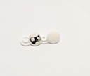 Druckknopf Panda 12mm (nur solange Vorrat)