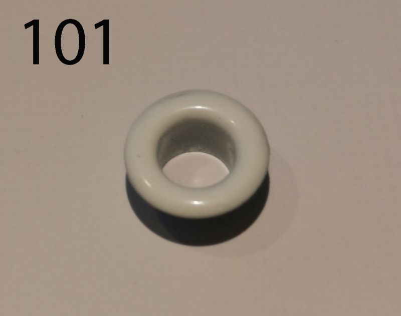 [671 0505  101] Öse 5 mm (101 Weiss)