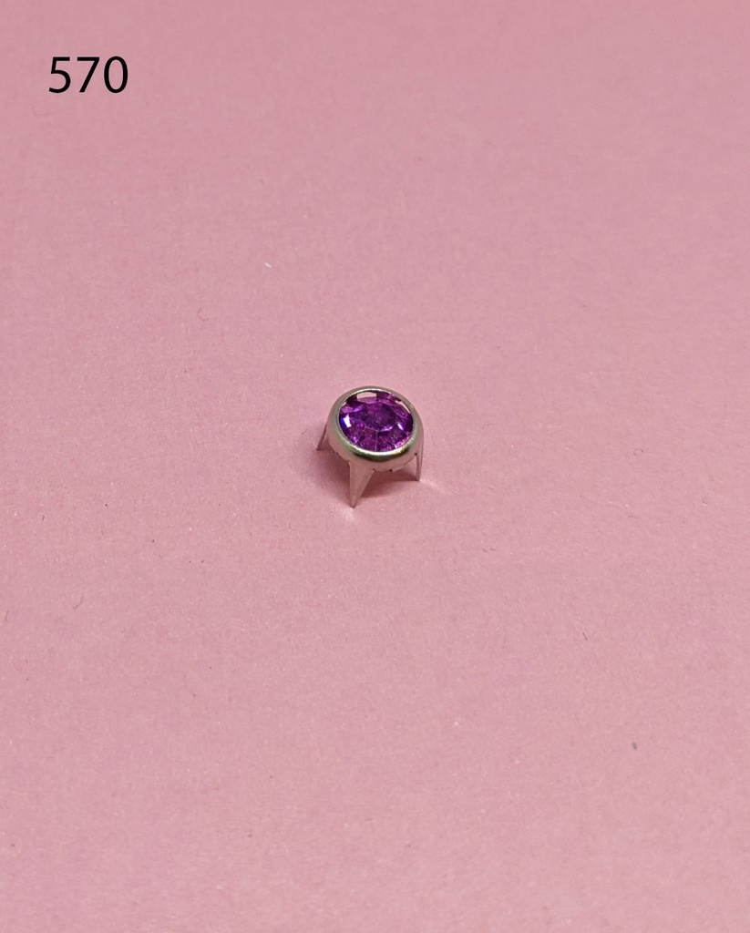 [672 0006 570] Nieten 6mm (570 Dunkles Violet)