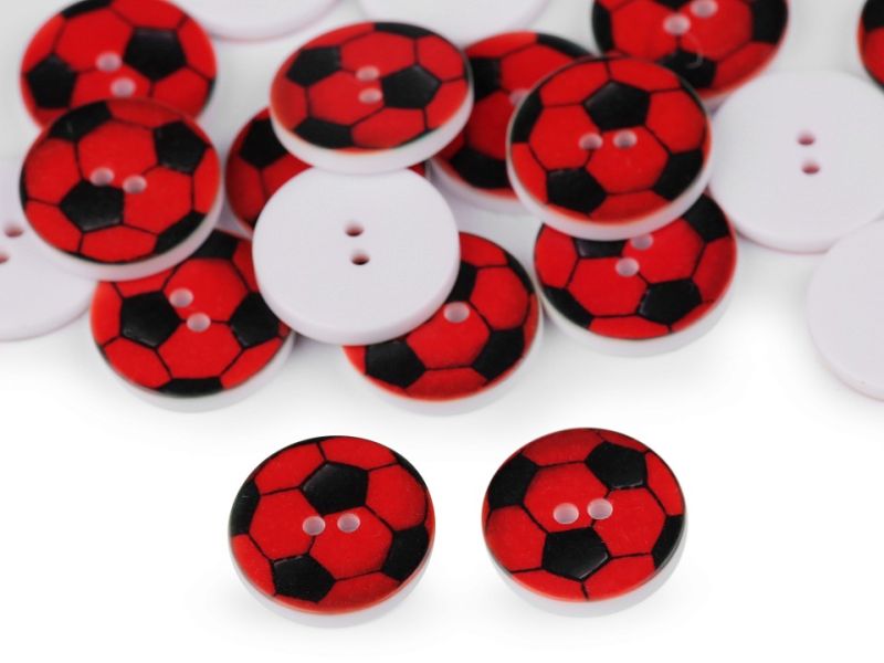 [222 4972 335] Knopf Fussball ca. 15.4mm