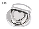 Taschenverschluss Herz 30 x 32 mm