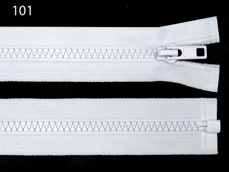 [130 1045 101] Teilbarer Reissverschluss 45 cm - Diverse Farben (101 Weiss)
