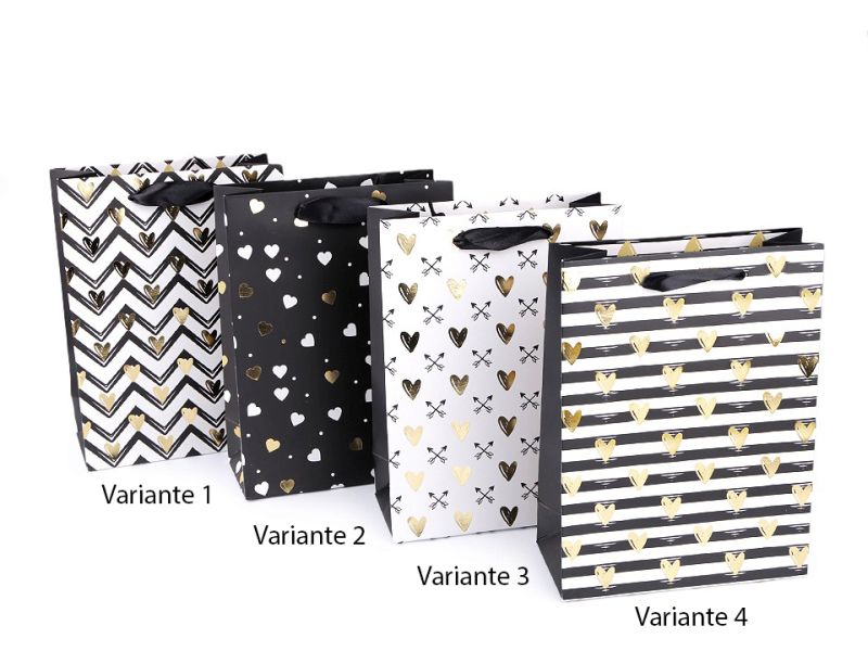 [931 1720 000] Geschenktasche Herz 17.5 x 23.5cm (Variante 1)