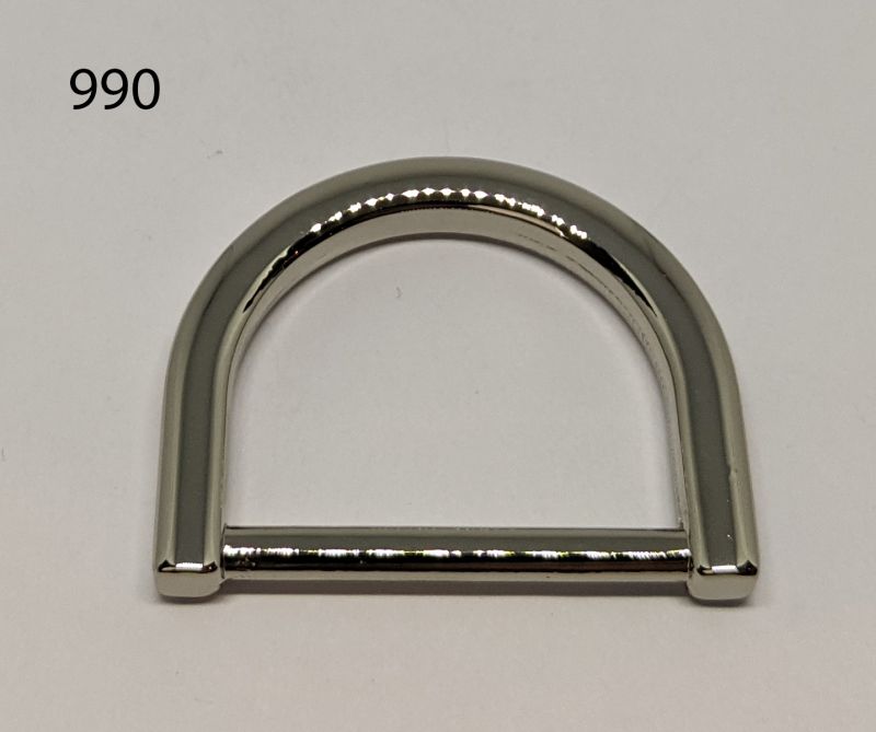 [621 9327 990] D-Ring ca. 27mm (990 Silber)