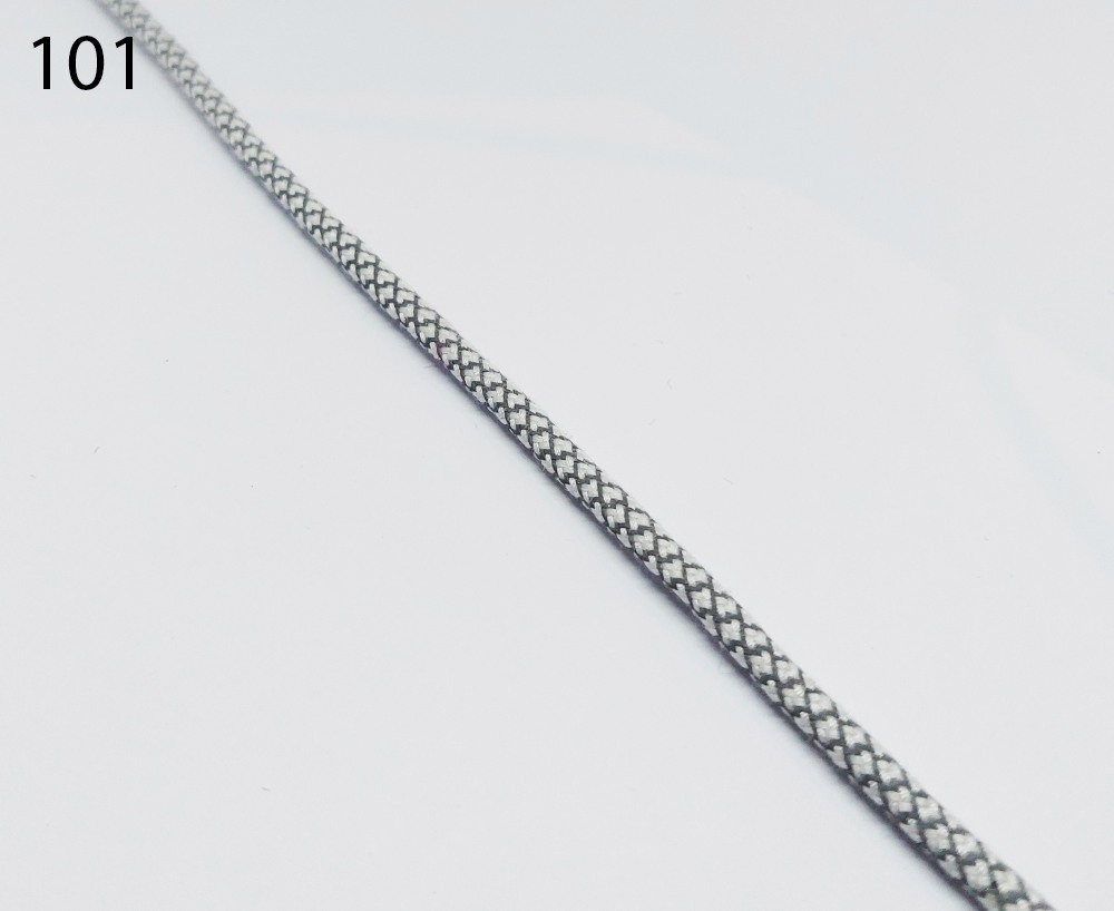 [345 7605 101] Reflektierende Kordel Ø 5 mm (101 Weiss)