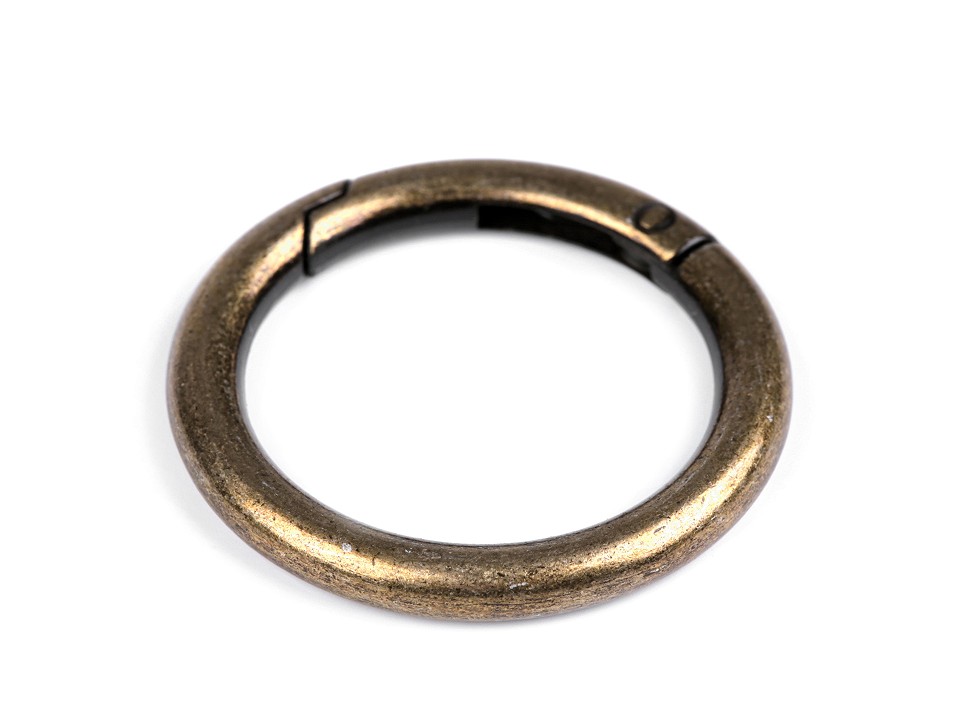 [616 7521 990] Karabiner Ring Ø 34mm (990 Silber)