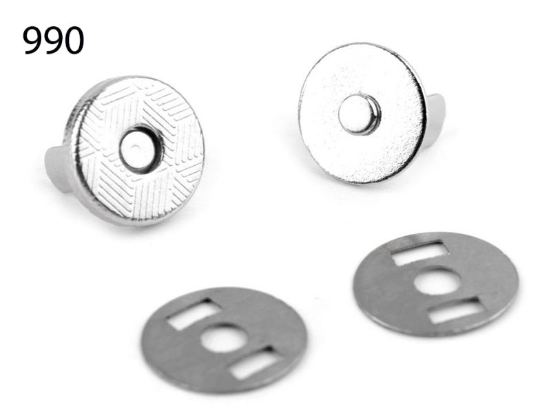 [219 4510 990] Magnetverschluss Ø 10 mm (990 Silber)