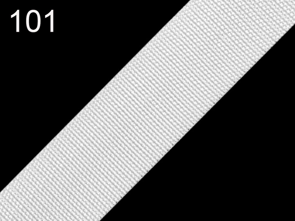 [730 8930 101] 25m Rolle Gurtband 30mm (Stärke 1.0mm) (101 Weiss)