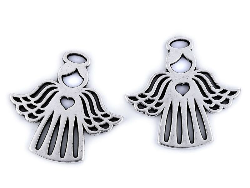 [645 2728 990] Anhänger Engel 27 x 28 mm
