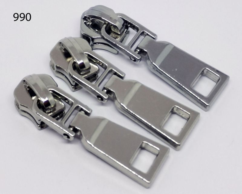 [180 3464 990] Zipper 5 mm grob (990 Silber)