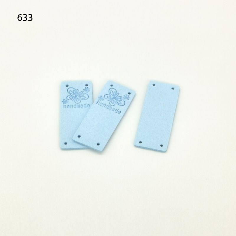 [631 4934 633] Label handmade Schmetterling (633 Hellblau)