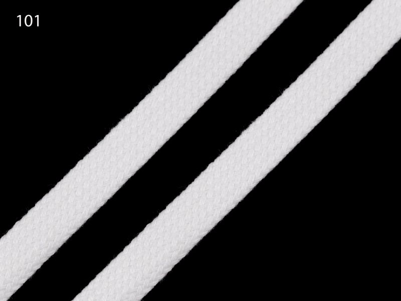[372 1012 101] Baumwollkordel 12mm - Diverse Farben (101 Weiss)