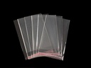 100er Pack Cellophanbeutel mit Klebestreifen  6 x 8 cm