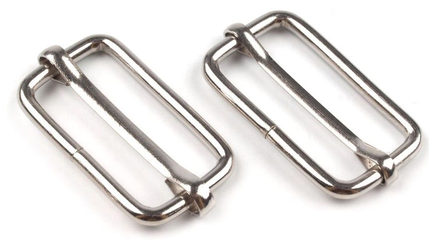 [623 1530 990] Gurtverschieber / Leiterschnalle für 30mm Bänder (990 Silber)