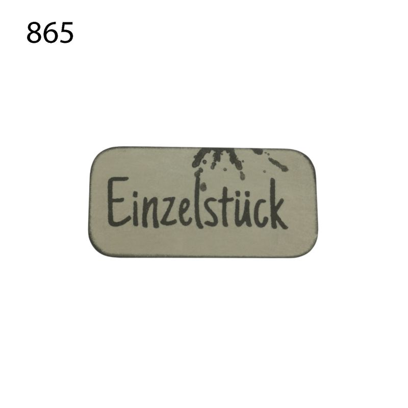 [632 1405 865] Label "Einzelstück" von  Anki`s Siebenkind (865 Hellgrau)